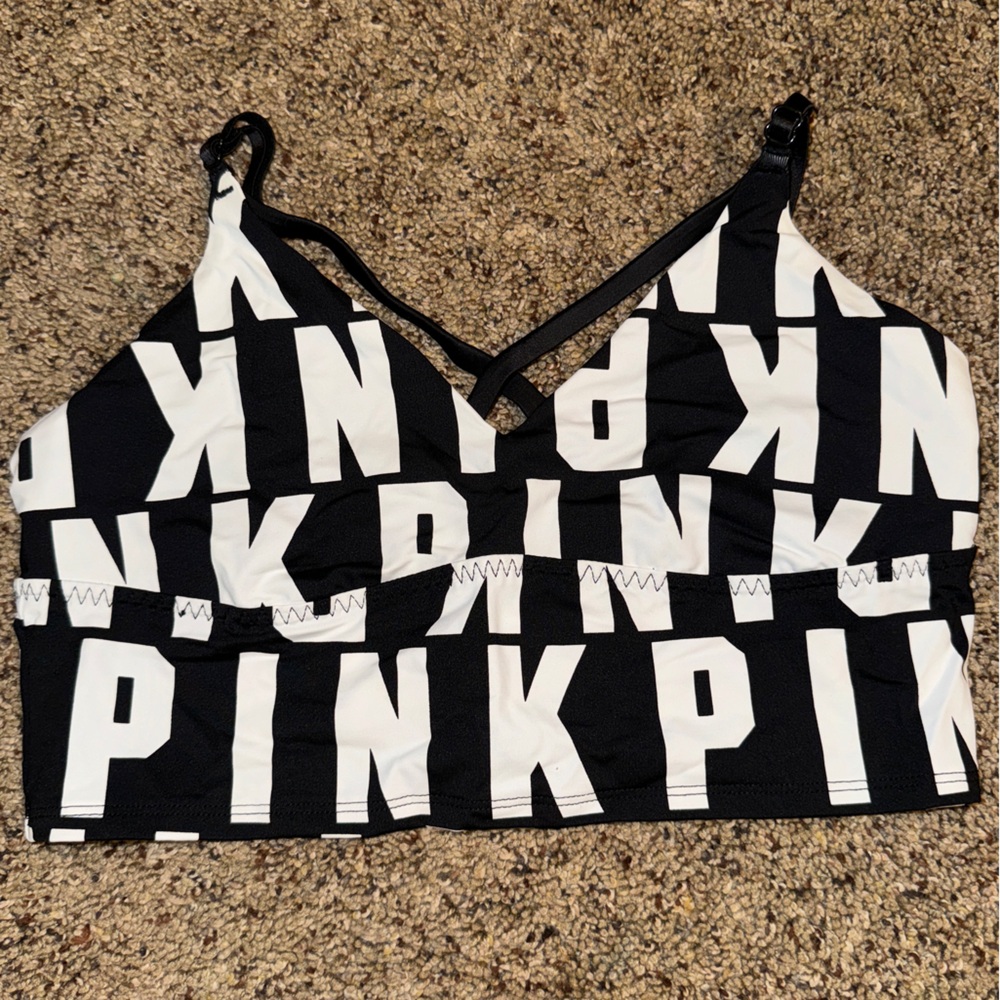PINK Victoria’s Secret ultimate unlined sports bra. Size small.